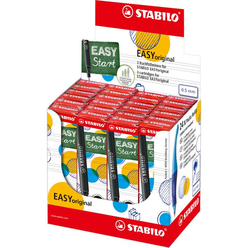 STABILO Patrone für Tintenroller EASYoriginal, schwarz