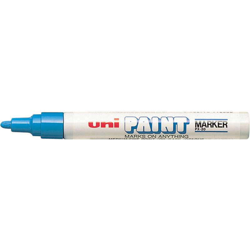uni-ball Permanent-Marker PAINT (PX-20), hellblau