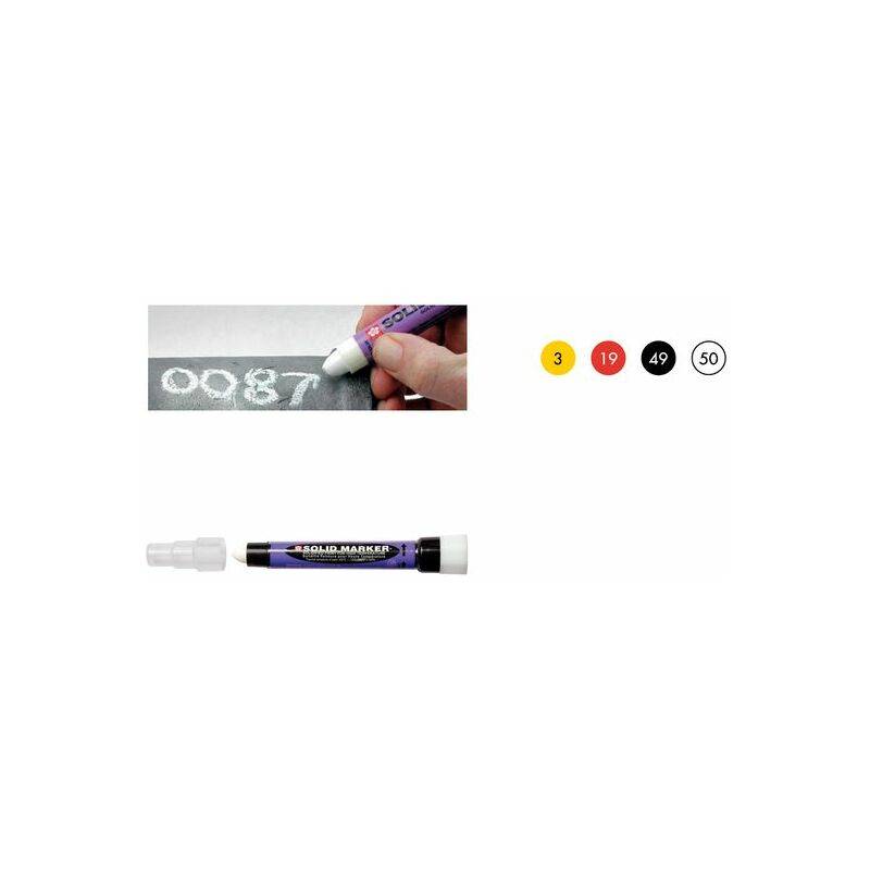 Sakura Industriemarker SOLID MARKER SLIM, gelb