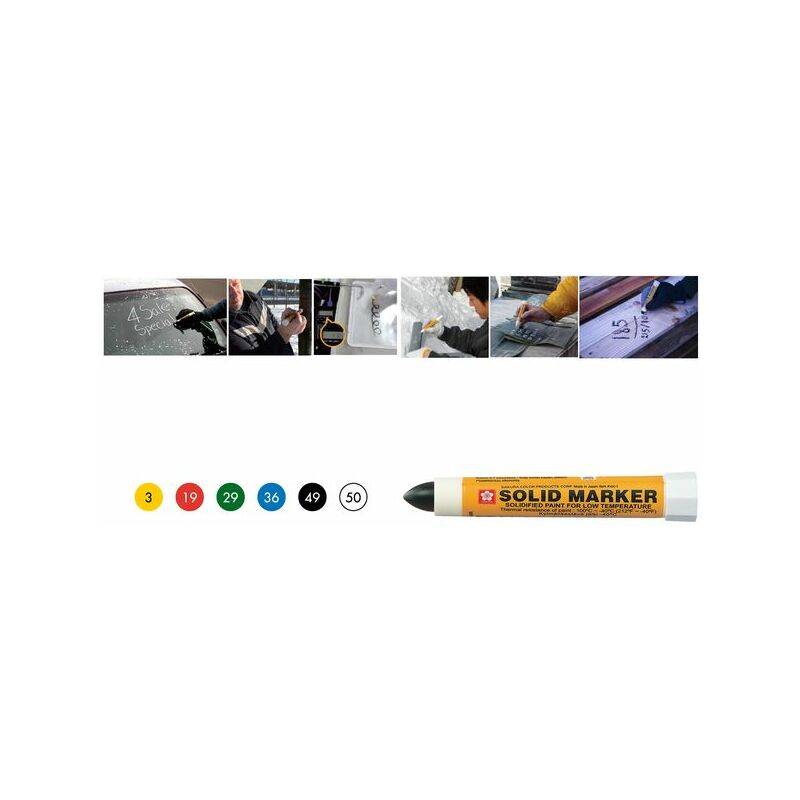 SAKURA Industriemarker SOLID MARKER LOW TEMPERATURE, gelb