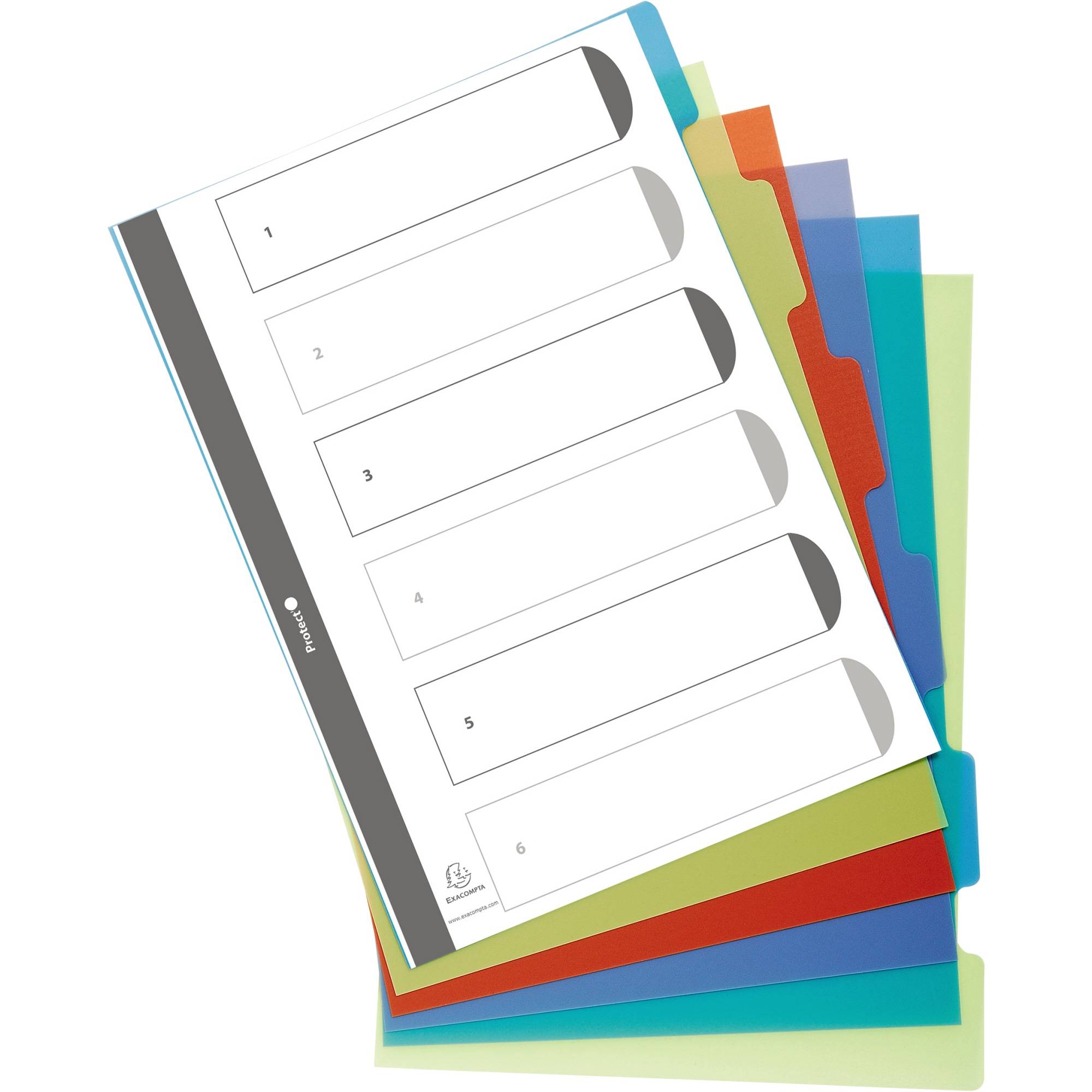 Exacompta Register Forever 2706E A4 PP 6tlg