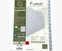 Exacompta Forever - Trennelement - 15 Teile - vorgedruckt: 1-15 - für A4 (210 x 297 mm)