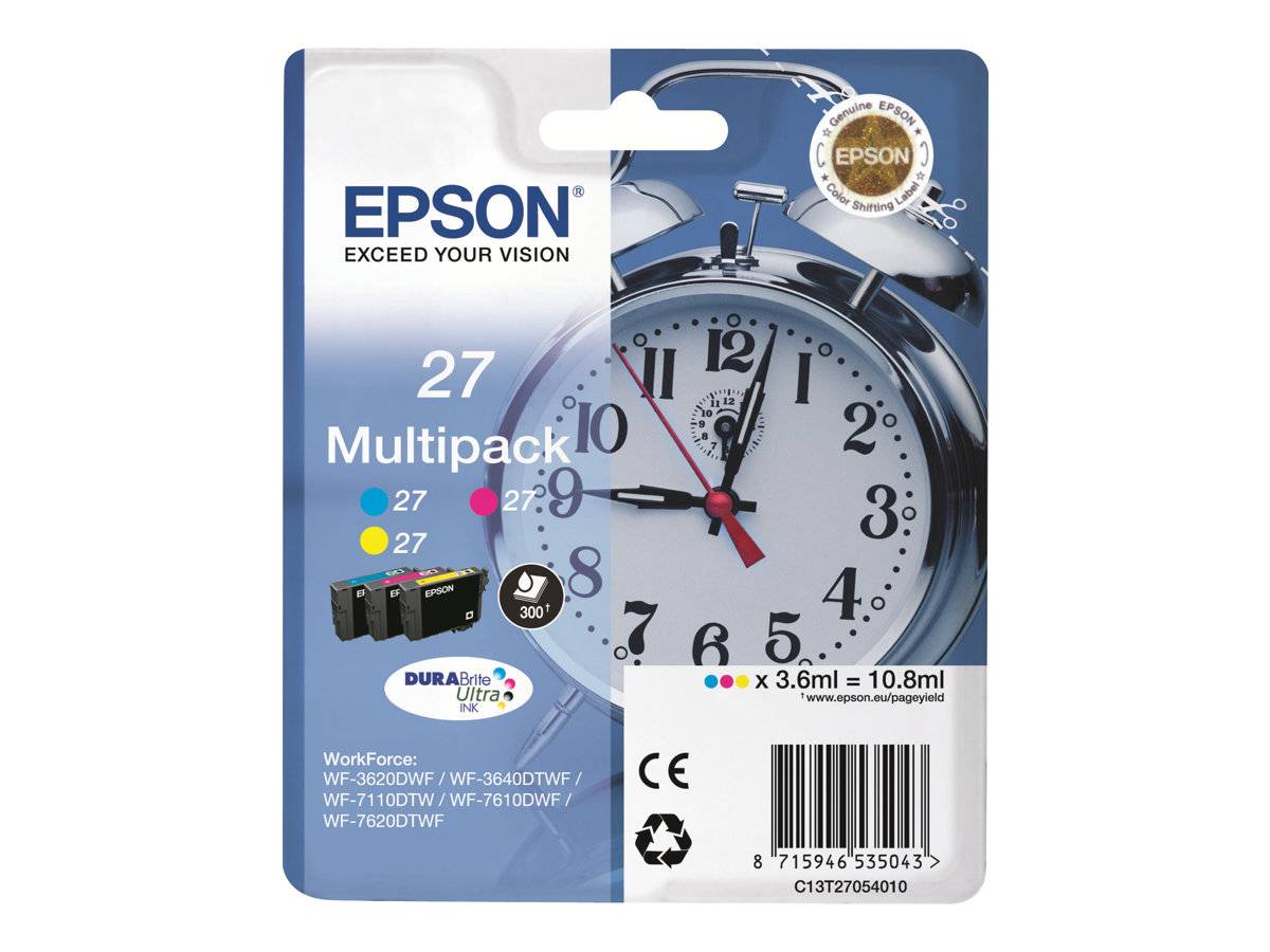 Epson 27 Multi-Pack - Gelb, Cyan, Magenta - Original