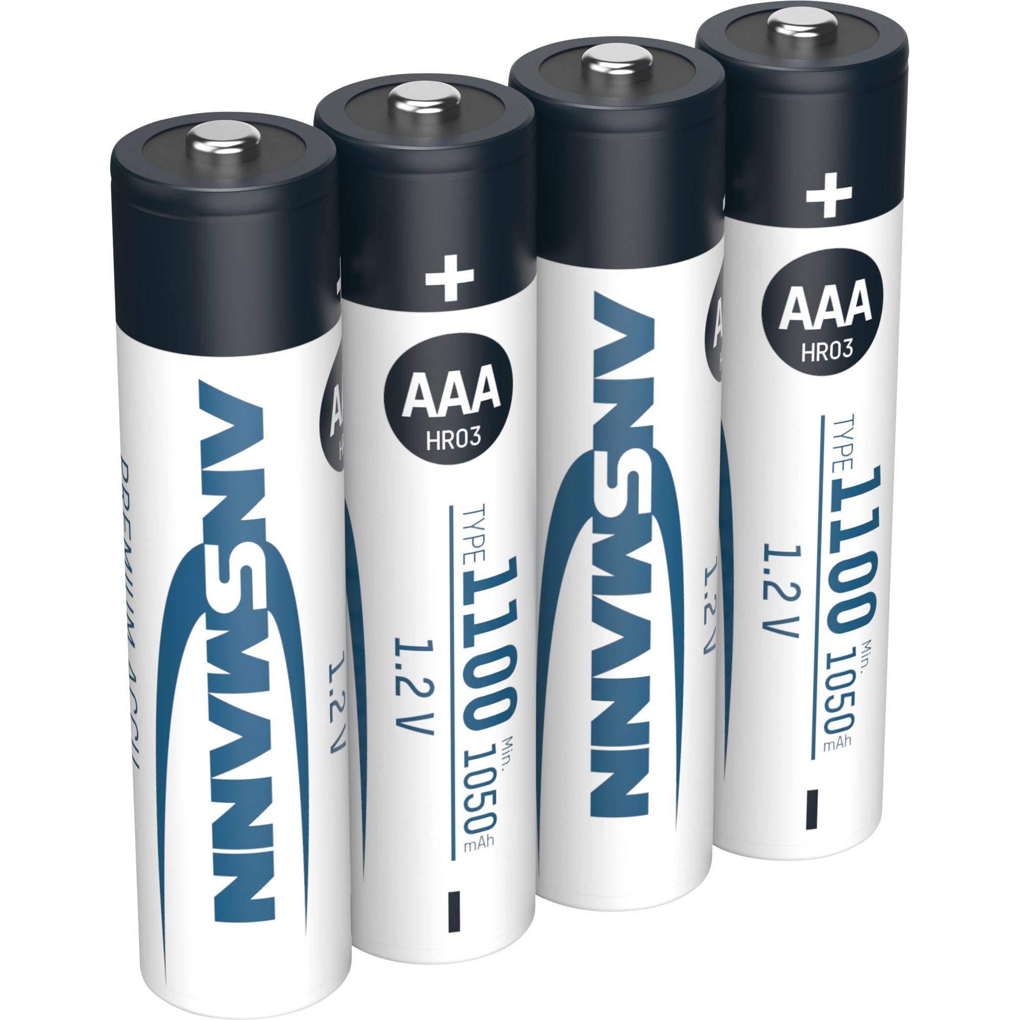 Ansmann Micro - Batterie 4 x AAA - NiMH - (wiederaufladbar)