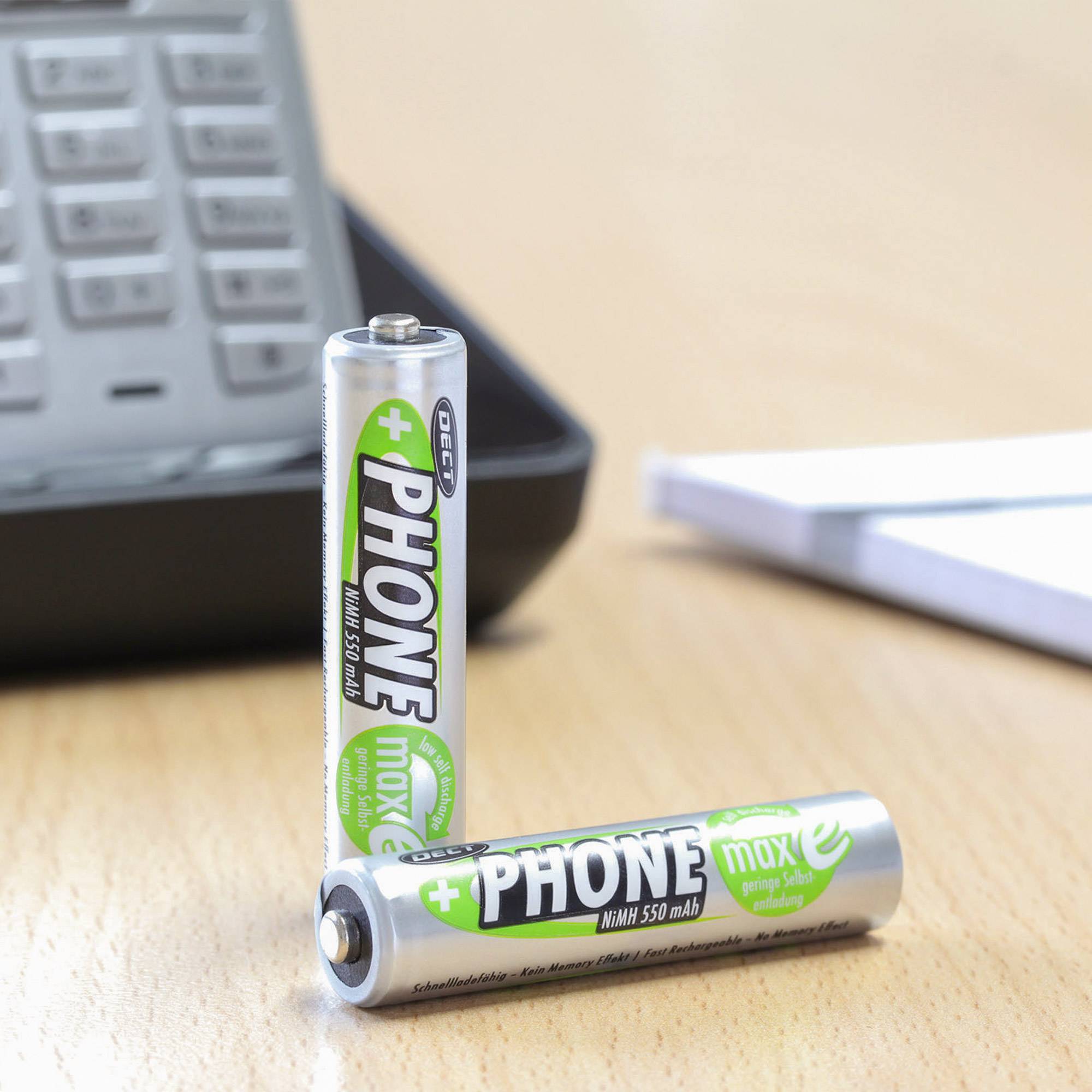 ANSMANN Dect - Batterie 2 x AAA - NiMH - 550