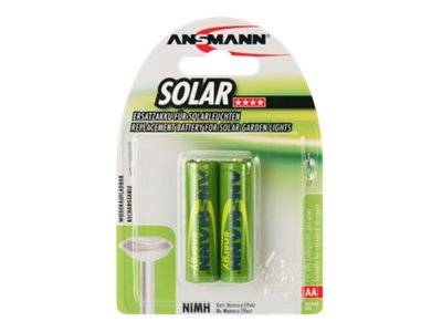 ANSMANN Solar - Batterie 2 x AA-Typ - NiMH - (wiederaufladbar)