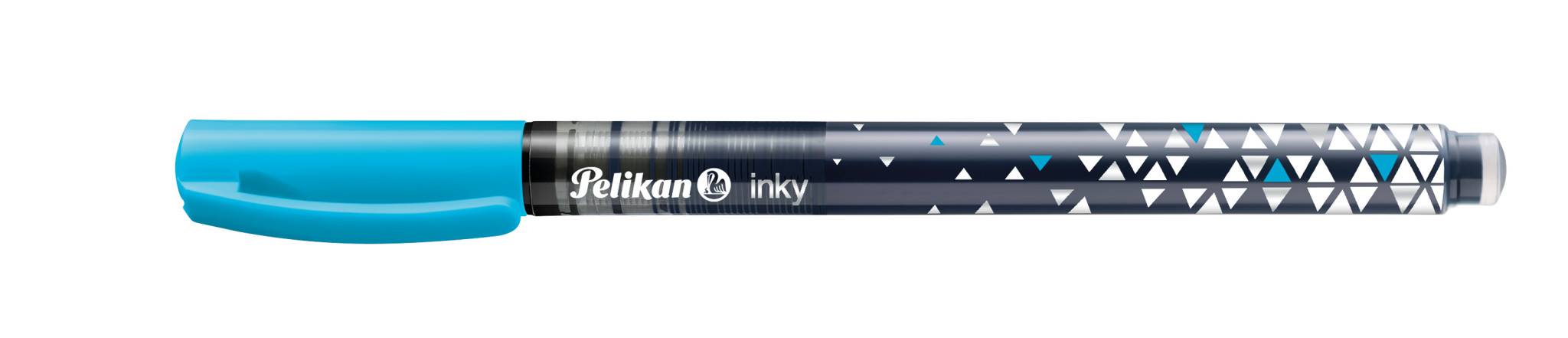Pelikan inky Neon, Blau, Grün, Gelb, Fein, Rund, 0,5 mm, Deutschland, Sichtverpackung