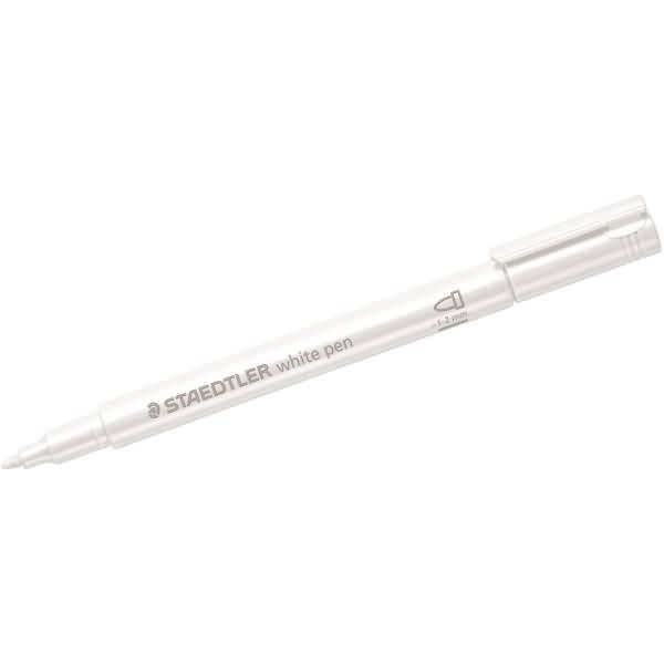 Layoutmarker 8323 Metallic pen ca. 1-2mm weiß