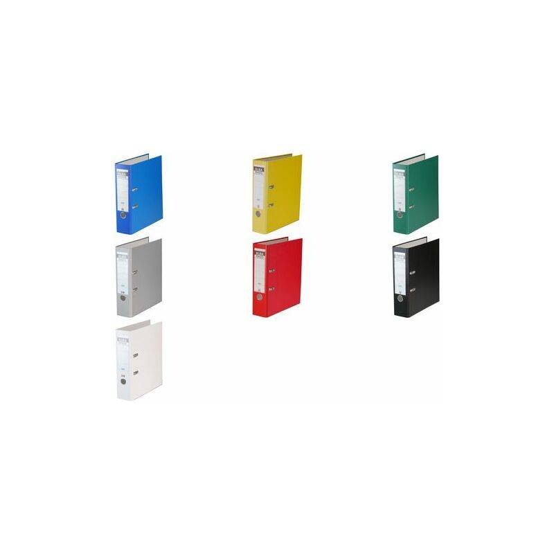 ELBA Ordner rado brillant, 80 mm, schwarz, 5er Pack