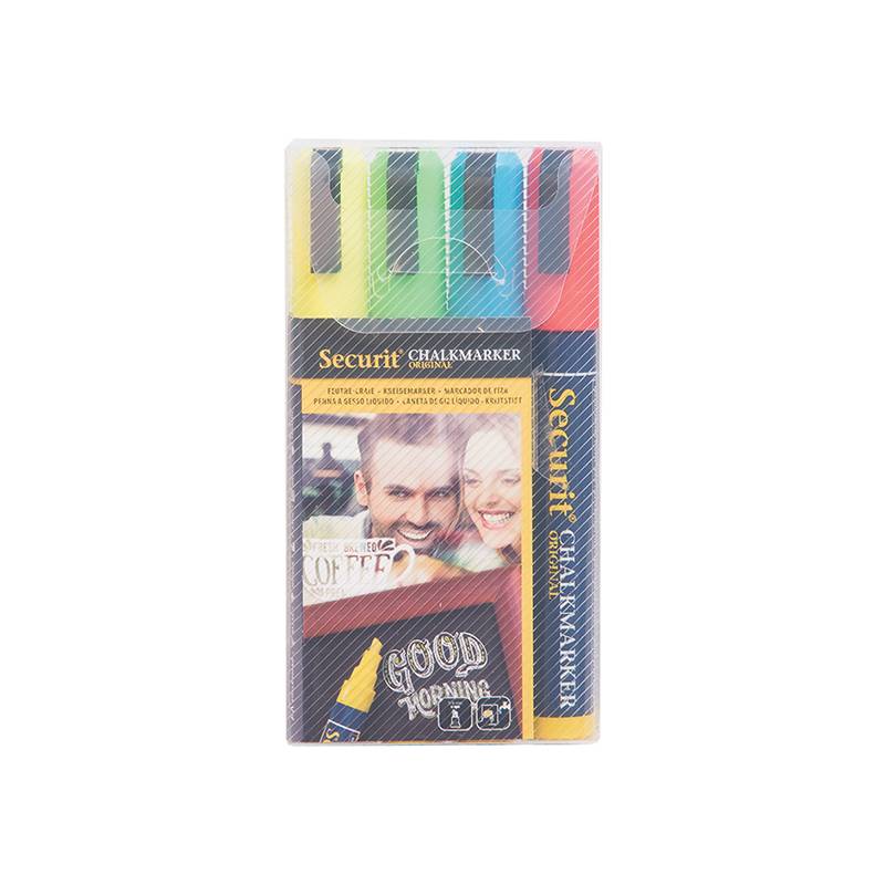 Securit Kreidemarker ORIGINAL MEDIUM, 4er Etui