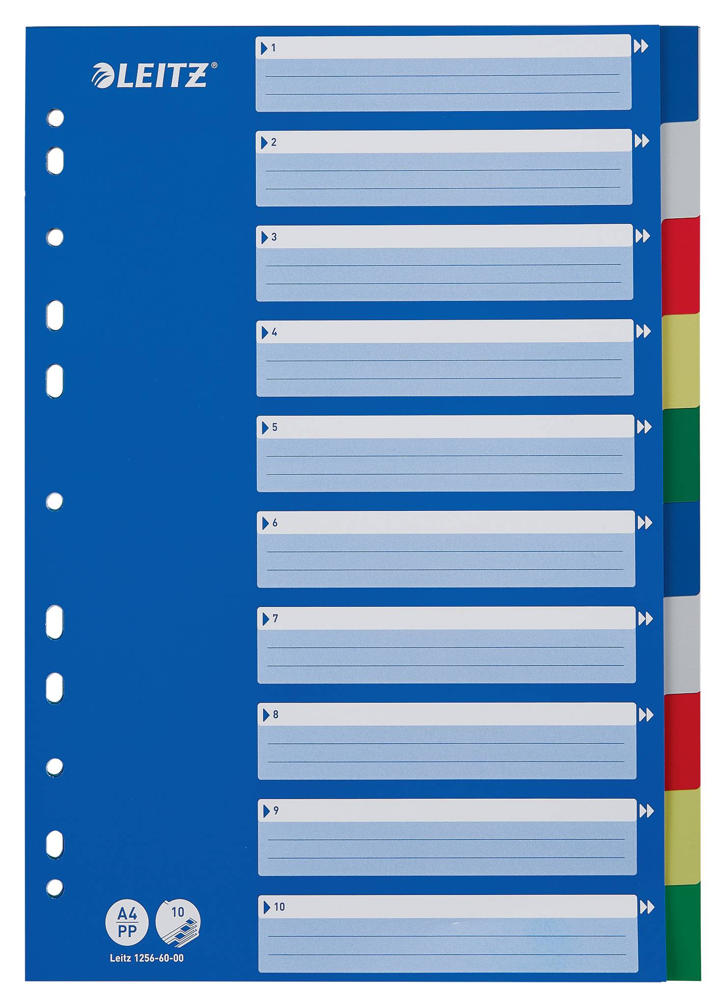 Plastikregister Blanko