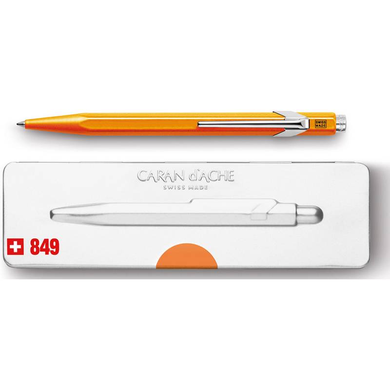 CARAN D'ACHE Druckkugelschreiber 849 POPLINE FLUO, orange