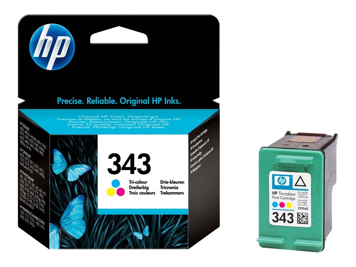 HP 343 - Farbe (Cyan, Magenta, Gelb) - original