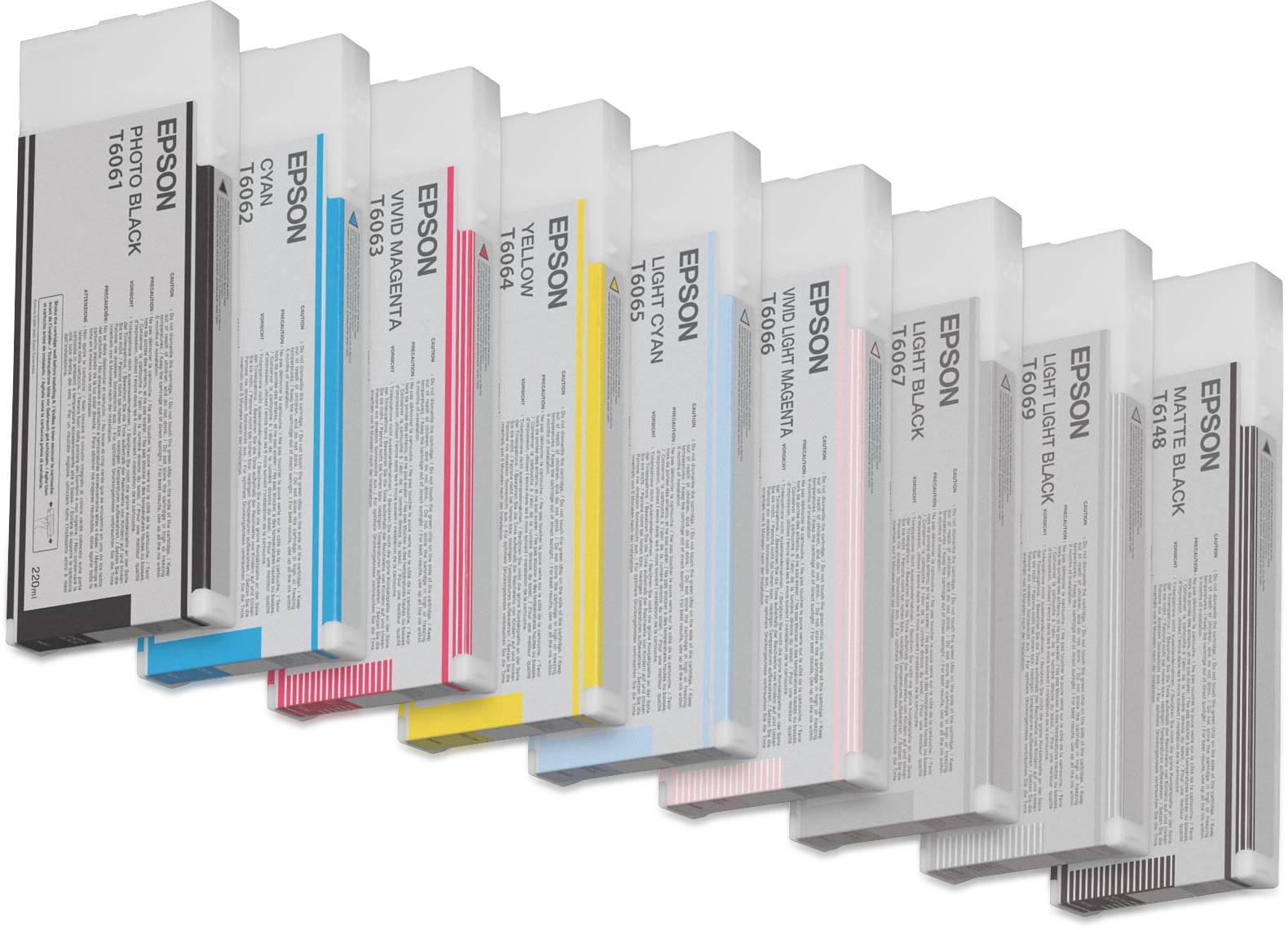 Epson T6065 - 220 ml - hell Cyan - Original - Tintenpatrone