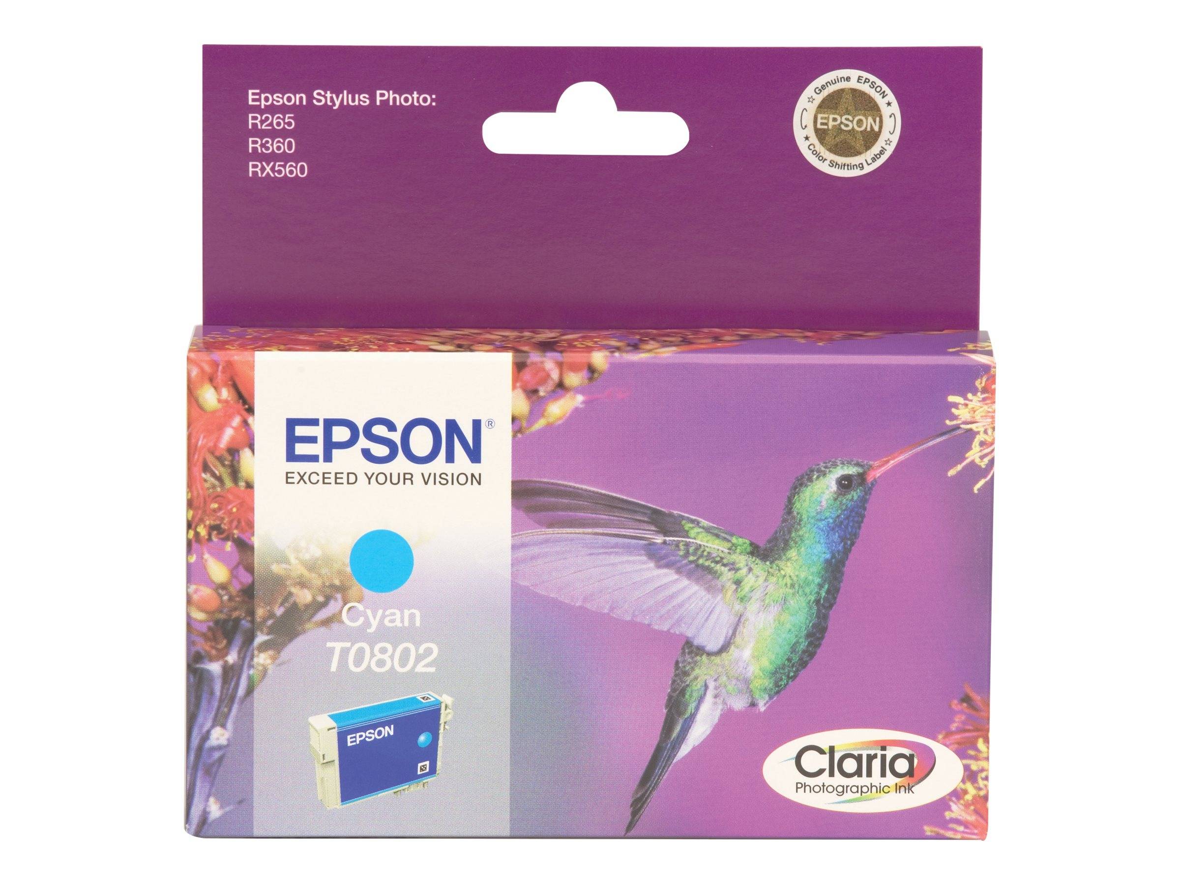 Epson T0802 - Cyan - original - Tintenpatrone