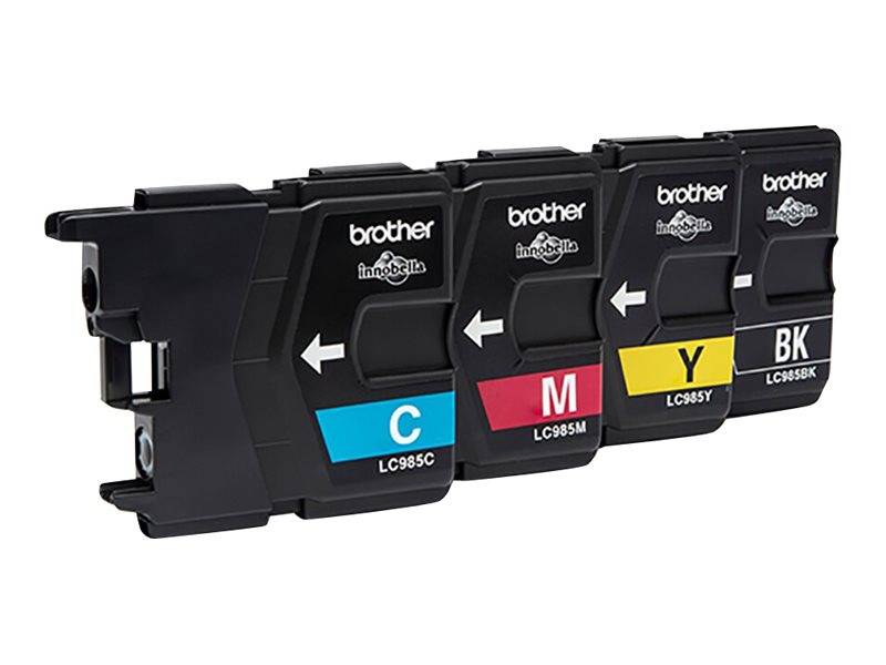 Brother LC985VALBP - 4er-Pack - Schwarz, Gelb, Cyan, Magenta
