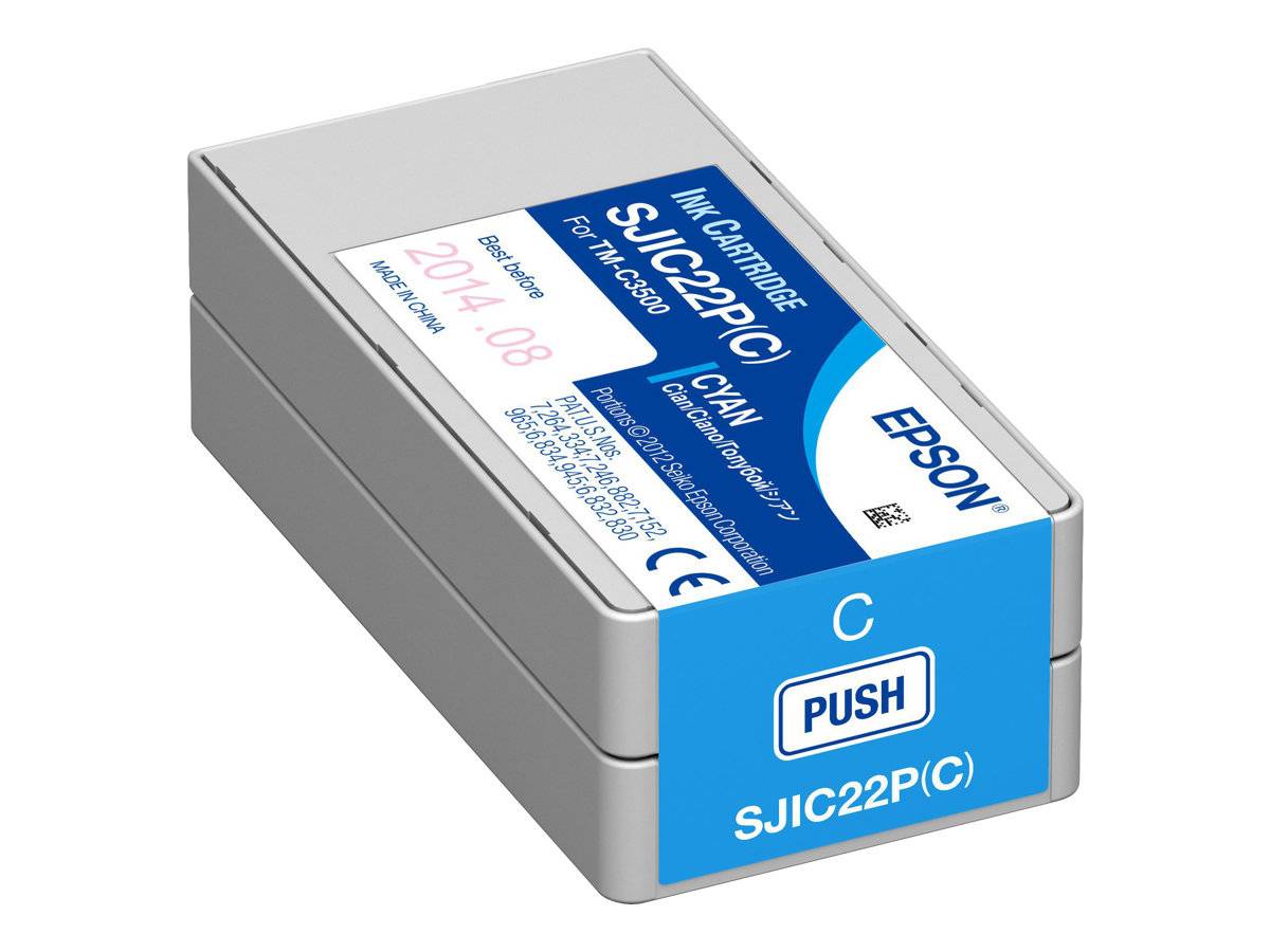 EPSON Patrone für ColorWorks C3500 cyan [C33S020602]