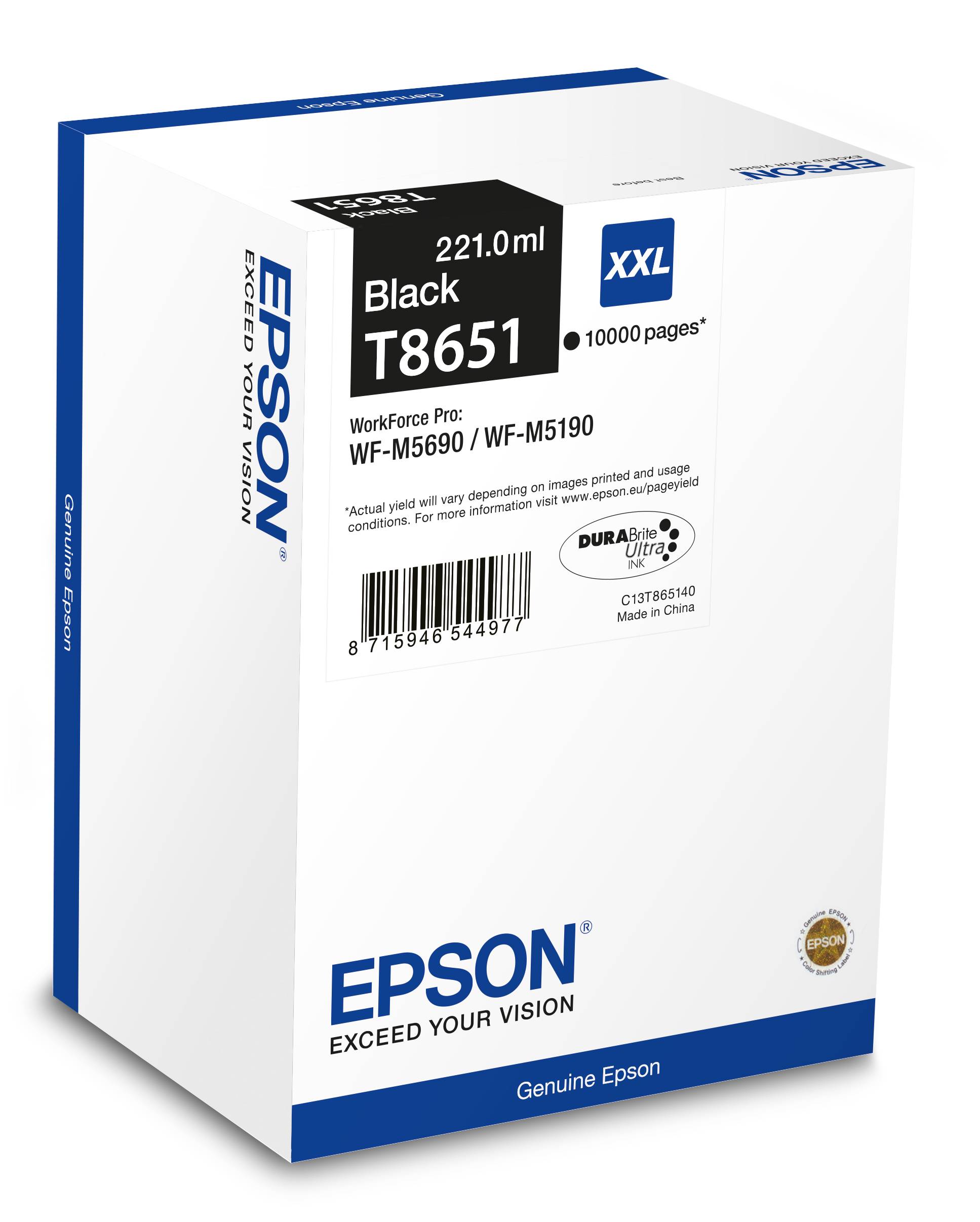 Epson T8651 - Schwarz - Original - Nachfülltinte