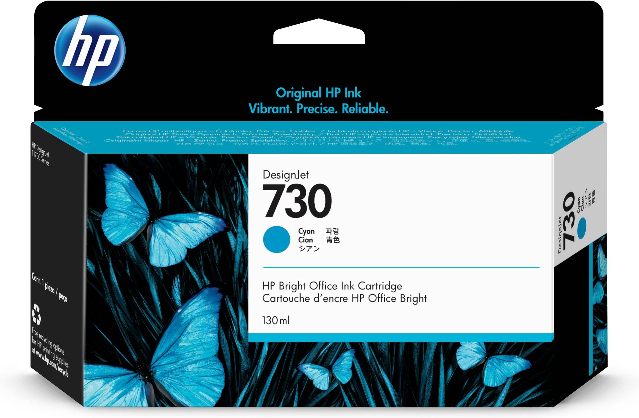 HP 730 - 130 ml - Cyan - Original - DesignJet
