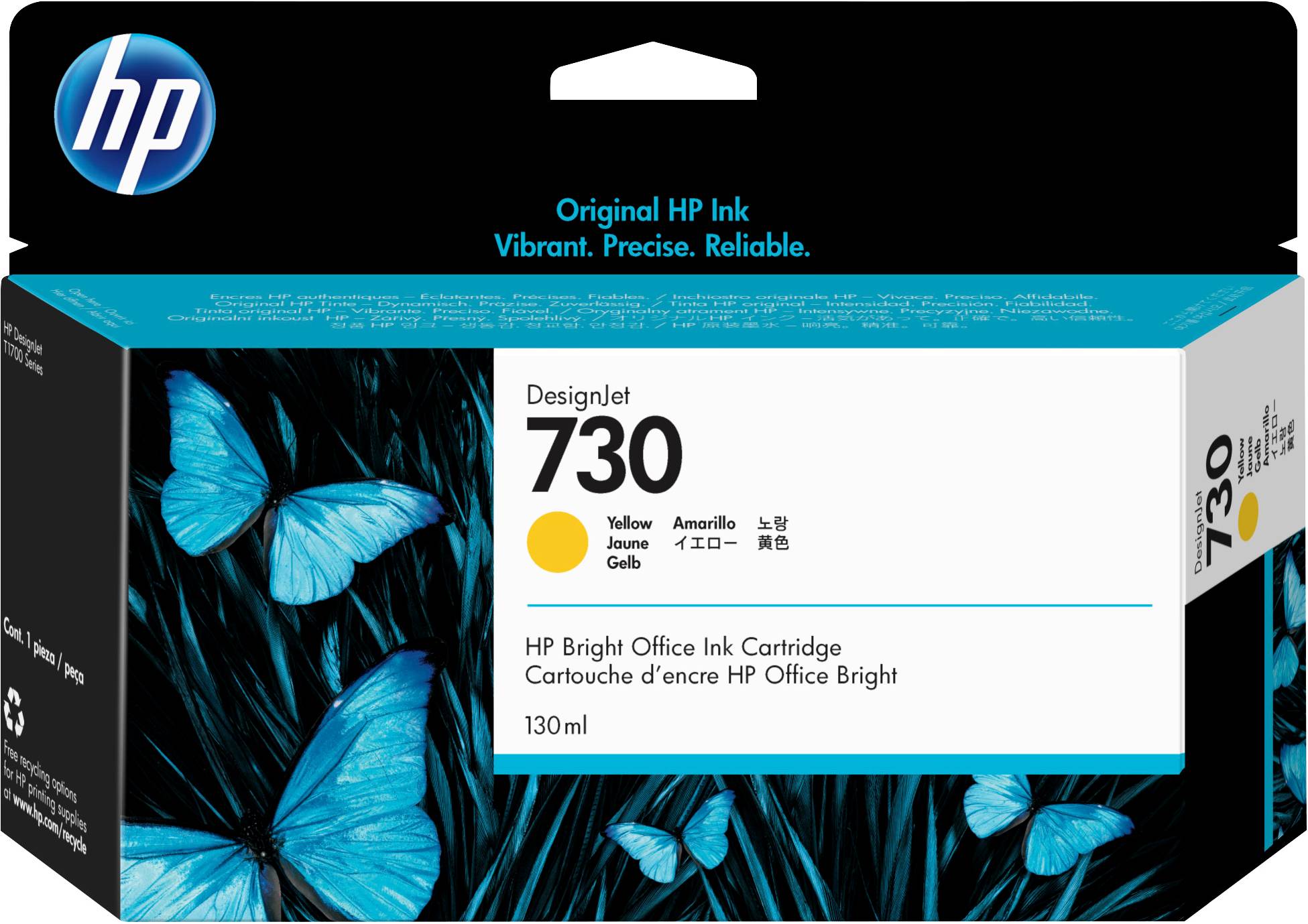 HP 730 - 130 ml - Gelb - Original - DesignJet