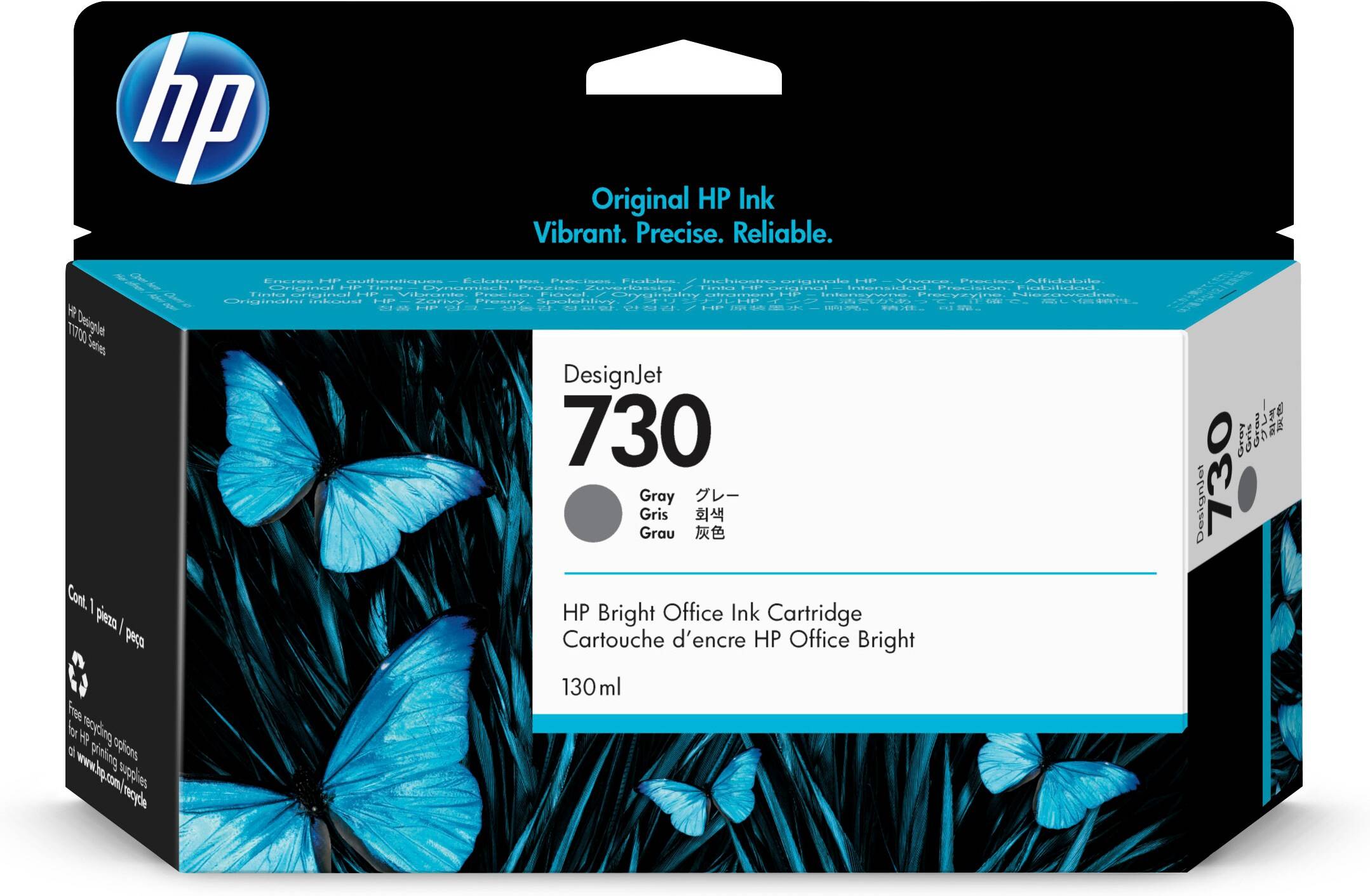 HP 730 - 130 ml - Grau - Original - DesignJet