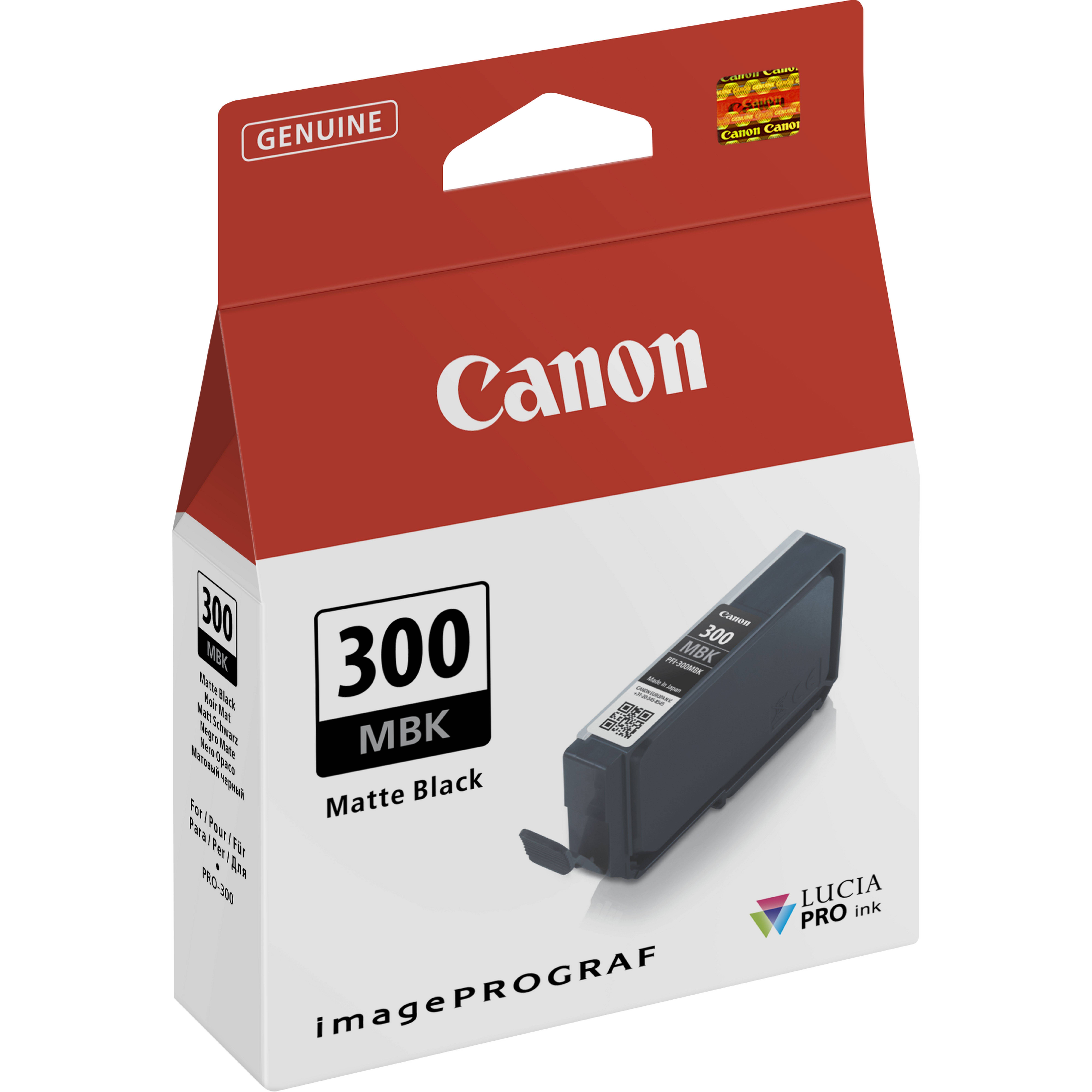 Canon PFI-300 MBK - Mattschwarz - original - Tintenbehälter