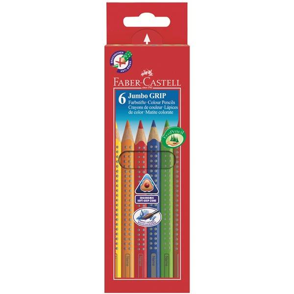 FABER-CASTELL Jumbo GRIP - Farbstift - 3.8 mm (Packung mit 6)