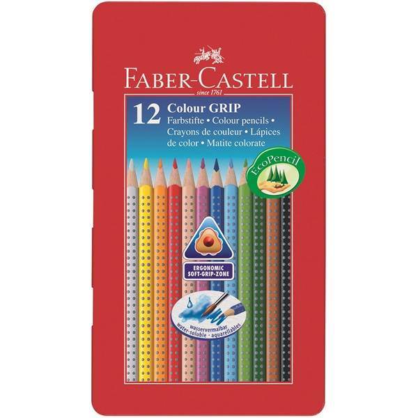 FABER-CASTELL GRIP 2001 - Farbstift - gemischte Farben (Packung mit 12)