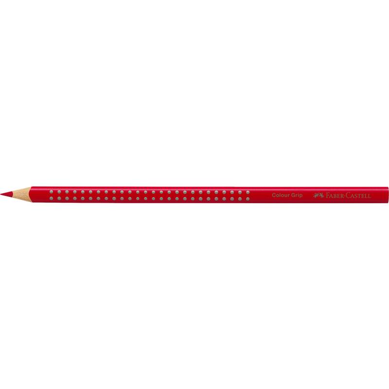 FABER-CASTELL Dreikant-Buntstift Colour GRIP, erdbeerrot