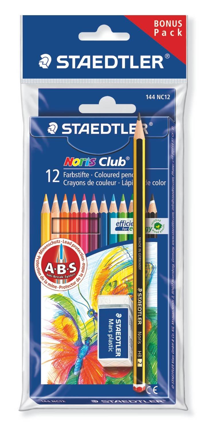 STAEDTLER Noris Club - Farbstift - leuchtende Farben (Packung mit 12)