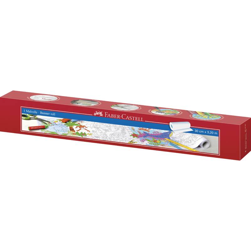 FABER-CASTELL Malrolle, selbstklebend, 3,20 m