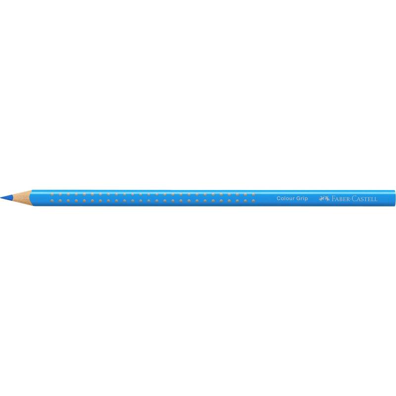 FABER-CASTELL Dreikant-Buntstift Colour GRIP, neonblau