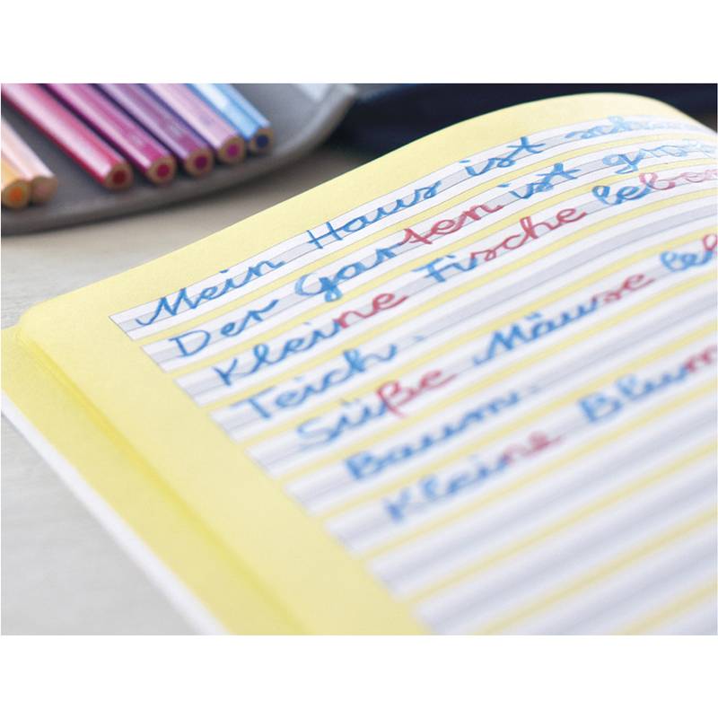 FABER-CASTELL Silbentrennstift Jumbo GRIP bicolor, Blister