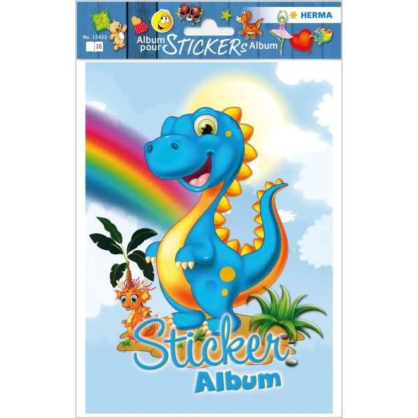 Stickeralbum A5 Dino
