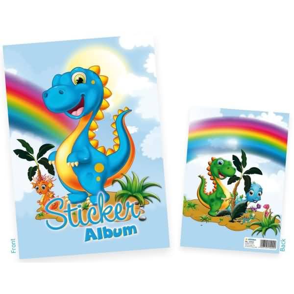Stickeralbum A5 Dino