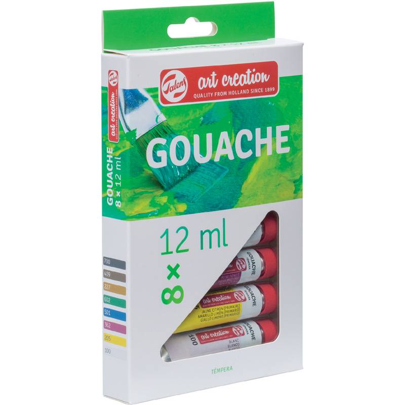 ROYAL TALENS Gouachefarben ArtCreation, 12 ml, 8er-Set