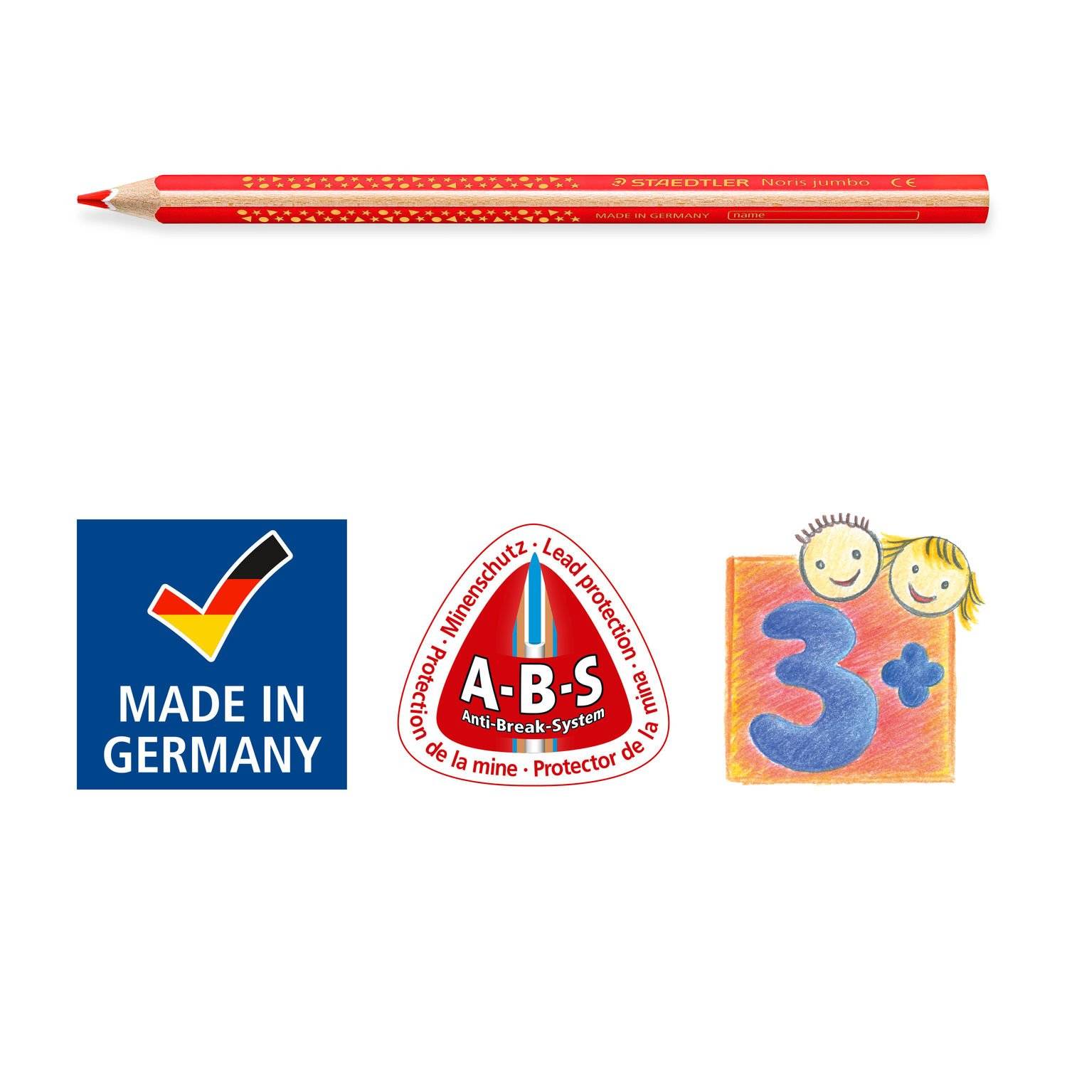 Staedtler 128, Schwarz, Blau, Braun, Grün, Hellblau, Orange, Pfirsich, Rot, Violett, Gelb, 10 Stück(e)