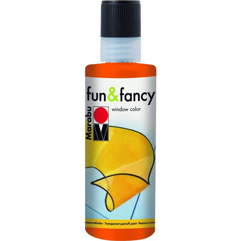 Marabu Window Color "fun & fancy", 80 ml, orange