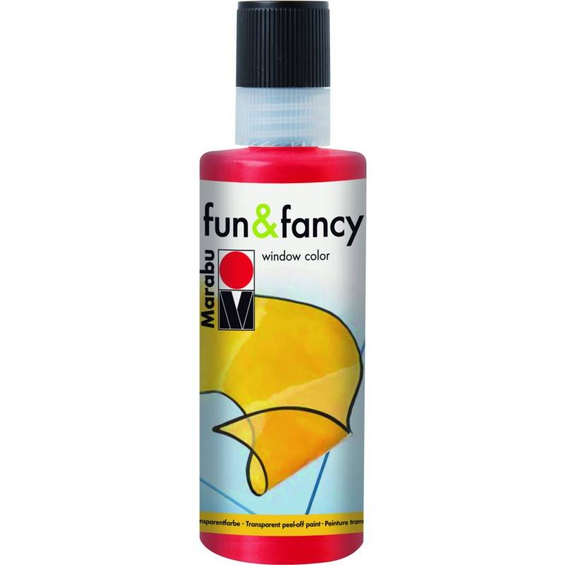 Marabu Window Color "fun & fancy", 80 ml, kirschrot