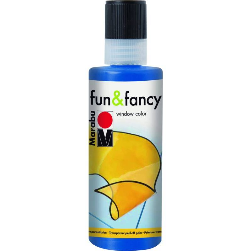 Marabu Window Color "fun & fancy", 80 ml, ultramarinblau