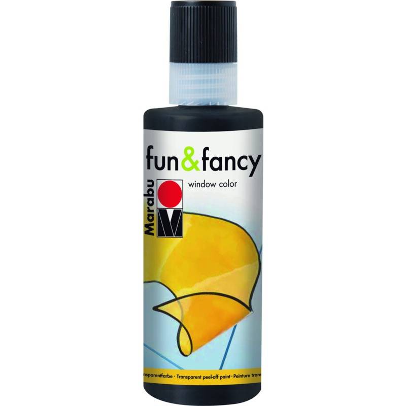 Marabu Window Color "fun & fancy", 80 ml, Konturen-schwarz