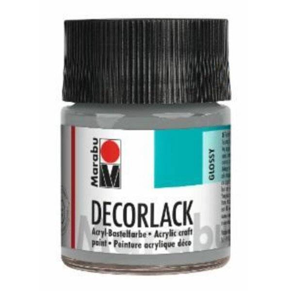 Decorlack Acryl - Metallic-Silber 782 50 ml.