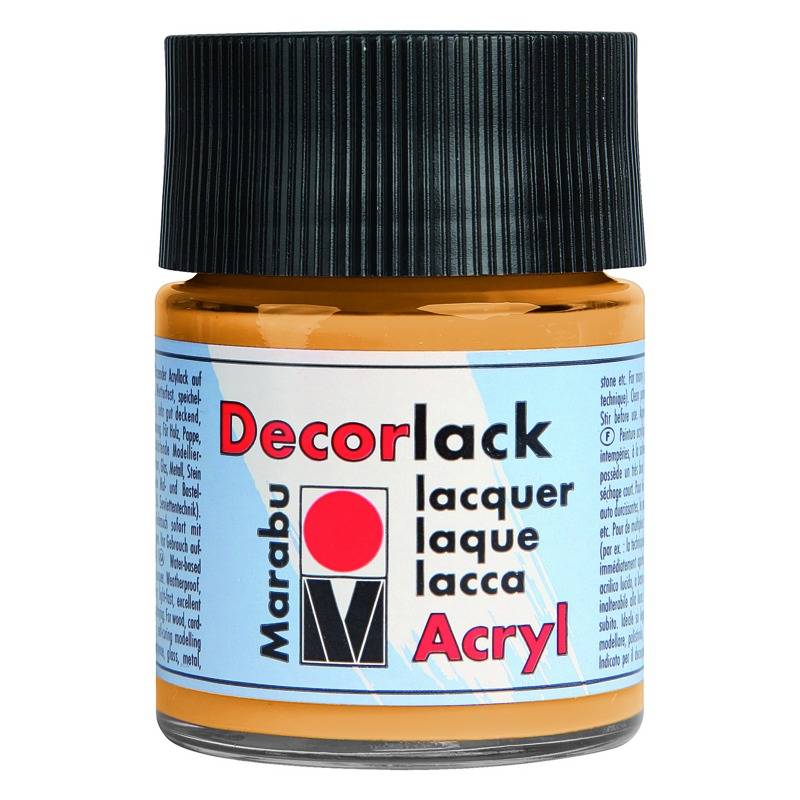 Marabu Acryllack "Decorlack", metallic-gold, 50 ml, im Glas