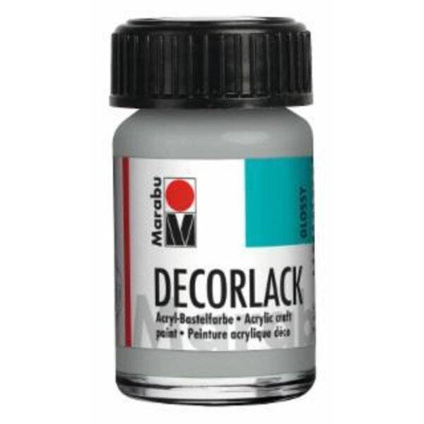 Decorlack Acryl - Metallic-Silber 782 15 ml.