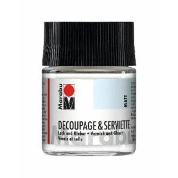 Servietten-Lack & Kleber - matt 50 ml.