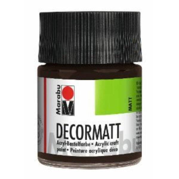 Decormatt Acryl - Dunkelbraun 045 50 ml.