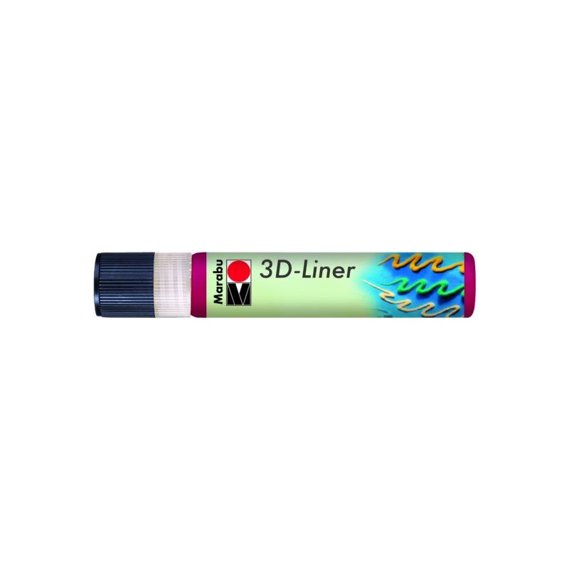 Marabu Relieffarbe "3D-Liner", 3D-rubinrot, 25 ml