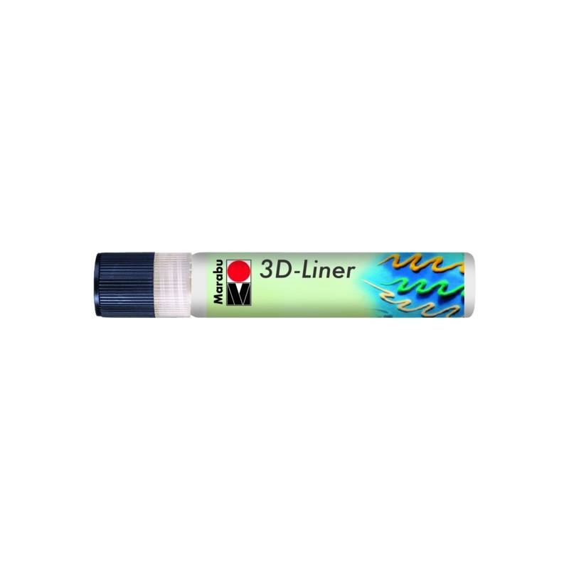 Marabu Relieffarbe "3D-Liner", 3D-weiß, 25 ml