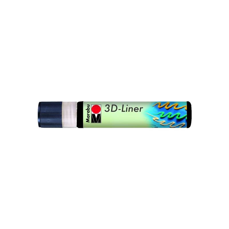 Marabu Relieffarbe "3D-Liner", 3D-schwarz, 25 ml