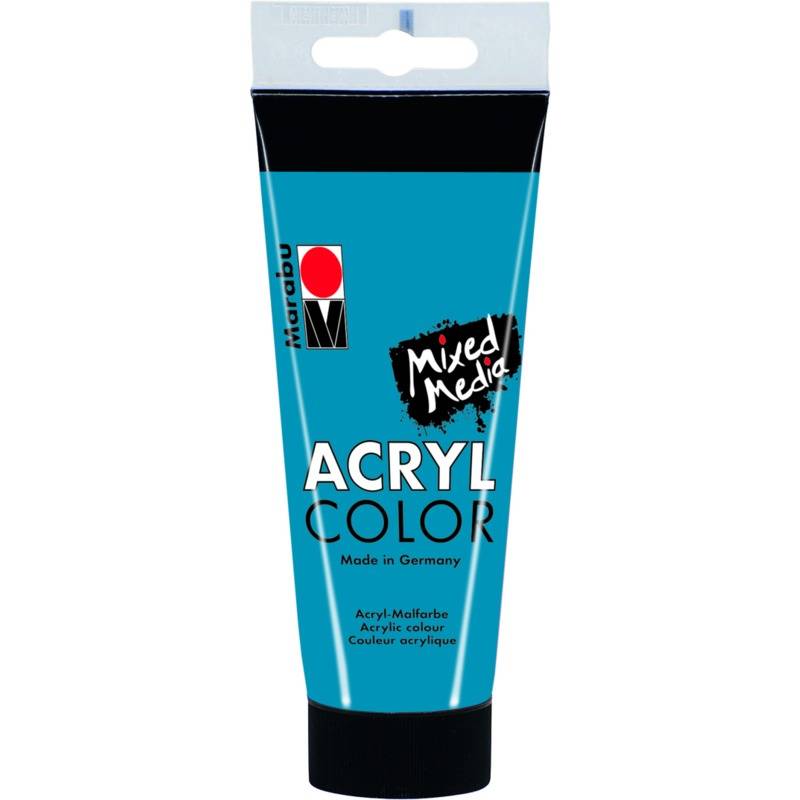 Marabu Acrylfarbe "AcrylColor", cyanblau, 100 ml
